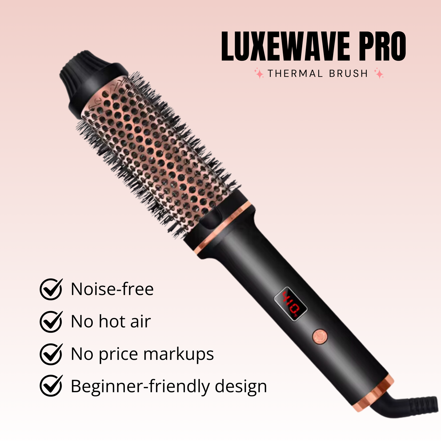LuxeWave Pro™ Thermal Brush