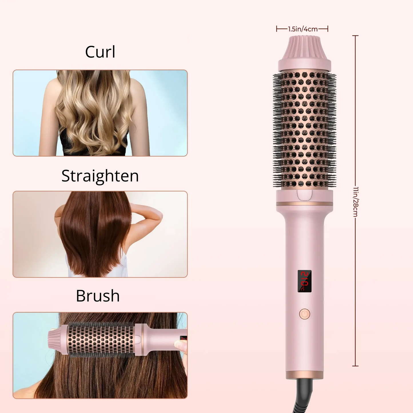 LuxeWave Pro™ Thermal Brush